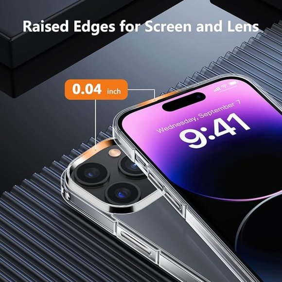 [3-in-1] iPhone 14 Pro Case with Lens & Screen Protectors - Brand New - Picture 6 of 8